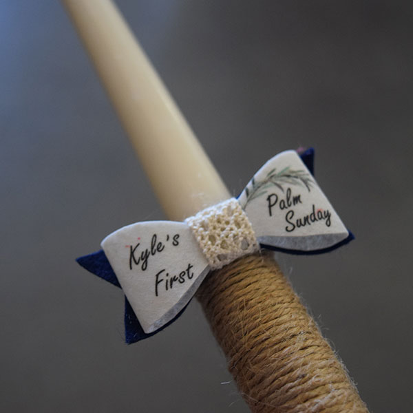 Jute Rope Small Candle 002