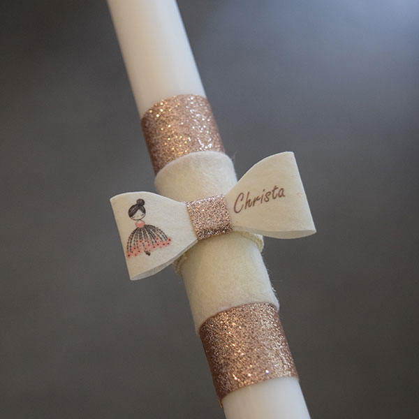 Glitter Small Candle 005